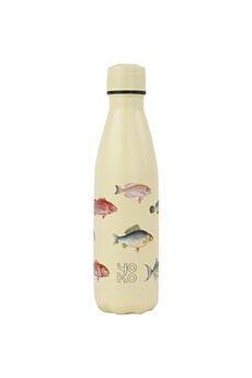 Gourde et poche à eau Yoko Design Bouteille isotherme de 500 ml motif poissons