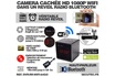 AMC Horloge radio réveil enceinte bluetooth caméra cachée wifi hd 1080p infrarouge invisible détection de mouvement avec 64 go photo 2