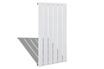 Helloshop26 Radiateur chauffage panneau blanc hauteur 90 cm largeur 46,5 cm pratique design moderne et élégant 3902017 photo 5