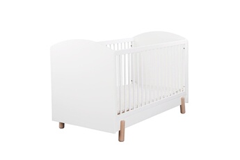 Tour de Lit Akiten Retail Pack lit bébé avec matelas gabby blanc 70x140 cm