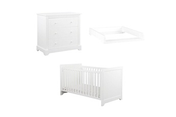 Berceaux et couffins Akiten Retail Mini-chambre bébé mona blanc 70x140 cm