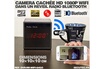 AMC Horloge radio réveil enceinte bluetooth caméra cachée wifi hd 1080p infrarouge invisible détection de mouvement avec 64 go photo 5