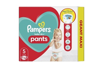 Couche bébé Pampers Pampers baby-dry pants taille 5 - 76 couches-culottes