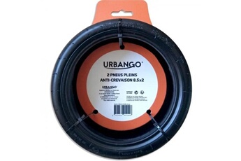 Accessoires trottinette Urbango Urbango lot 2 pneus plein - haute qualité - anti-crevaison - compatible xiaomi mija/m365