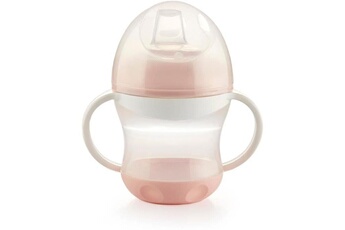 Tasse et gobelet bébé Thermobaby Thermobaby tasse anti-fuites + couv - rose poudre