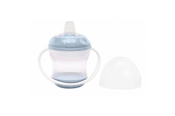 Tasse et gobelet bébé Thermobaby Thermobaby tasse anti-fuites + couv - fleur bleue