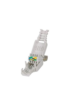 Câbles réseau Ic intracom Intellinet Connecteur RJ45 sans outil, Connecteur  modulaire RJ45 sans outil - Connecteur de réseau - RJ-45 (M) - UTP - CAT 6  - gris