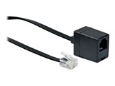 Adaptateur Prise Téléphonique Française T Vers RJ11 - Prise Téléphonique Noire Pour Téléphone Fixe