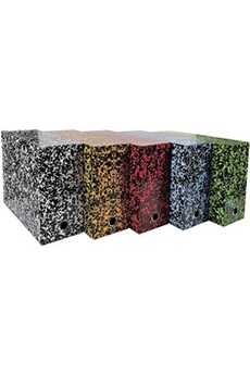 armoire de bureau exacompta 89820e a4 maxi boîte de transfert annonay - multicolore (lot de 5)