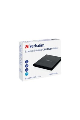 Lecteurs DVD Verbatim - Lecteur de disque - DVD±RW (±R DL)/DVD-RAM - 8x/8x/5x - USB 2.0 - externe