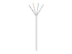 goobay - Câble en vrac - 100 m - UTP - CAT 5e - bloqué - gris