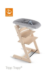 Coussin chaise haute Stokke Transat newborn set chaise haute tripp trapp gris