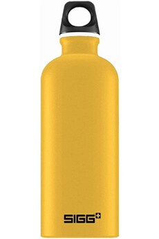 Gourde et poche à eau Sigg Sigg mustard touch bouteille réutilisable (0.6 l), bouteille hermétique sans substances nocives, bouteille en aluminium ultra-légère, bouchon à v