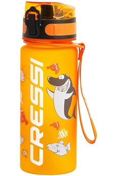Gourde et poche à eau Cressi Cressi water bottle h20 frosted bouteille de sport adulte unisexe, orange, 400 ml