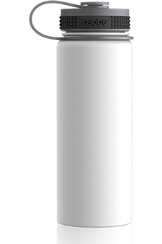 Gourde et poche à eau Asobu Asobu alpine bouteille isotherme pour adulte unisexe blanc taille unique 530 ml