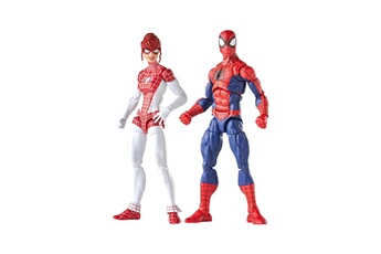 Figurine pour enfant Hasbro Marvel the amazing spider-man : renew your vows legends - pack 2 figurines 2022 spider-man & 's spinneret 15 cm