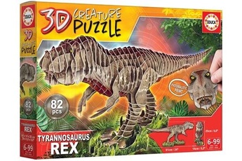 Puzzle Educa T-rex 3d creature puzzle - educa