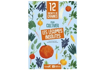 Livre d'or Plume De Carotte 12 sachets de graines pour cultiver les légumes insolites