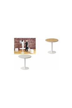 table d'appoint paperflow table d'appoint easydesk, diamètre: 600 mm, blanc