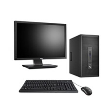 Ordinateur de bureau - - HP ProDesk - - 128Go SSD - Intel Core i3-6100 3,7GHz - 8Go (8192Mo)