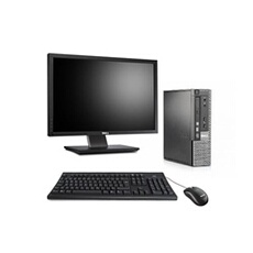 Ordinateur de bureau - OptiPlex 7010 USFF - 8Go - 500Go HDD + Ecran 22