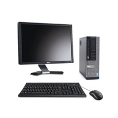 Ordinateur de bureau - OptiPlex 3010 DT - 8Go - 250Go HDD + Ecran 20