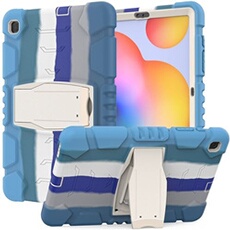 GENERIQUE - Coque pour Samsung Galaxy Tab S6 Lite P610 - Antichoc - Avec béquille - Bleu