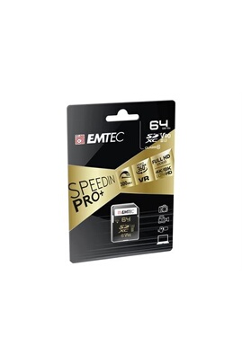 Carte mémoire SD Emtec V90 Ultra Pro - Carte mémoire flash - 64 Go