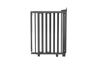 Barrière de sécurité bébé Geuther Barrière de porte pivotante en bois noir 58-105cm