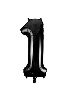 Article et décoration de fête Unique Party Unique party - 55861 - ballon géant - numéro 1, 86 cm, noir