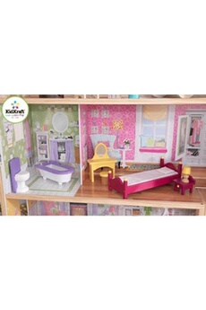 Poupée KIDKRAFT Kidkraft 65252 maison de poupées en bois majestic incluant accessoires et mobilier, 4 étages de jeu pour poupées 30 cm