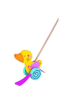 Article et décoration de fête Goki Goki - 2041428 - jouet à tirer/pousser - canard - susibelle kollektion