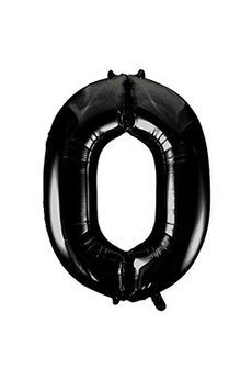 Article et décoration de fête Unique Party Unique party - 55860 - ballon géant - numéro 0, 86 cm, noir