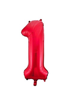 Article et décoration de fête Unique Party Unique party - 55851 - ballon géant - numéro 1, 86 cm, rouge