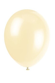 Article et décoration de fête Unique Party Unique party - 80021 - ballons ivoire de 30 cm - latex - paquet de 10