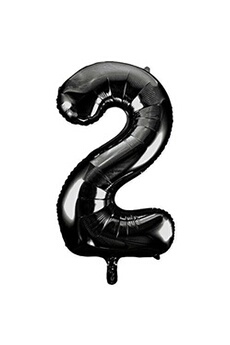 Article et décoration de fête Unique Party Unique party - 55862 - ballon géant - numéro 2, 86 cm, noir