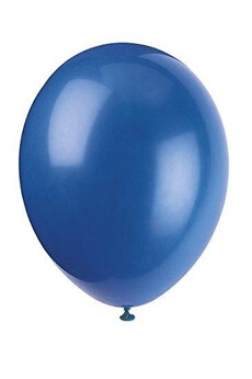 Article et décoration de fête Unique Party Unique party-ballons décoratifs de latex, 50unités, couleur bleu 56857