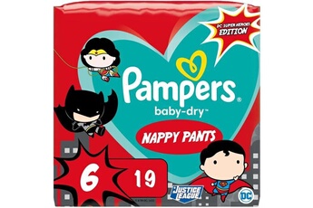 Couche bébé Pampers Pampers baby-dry pants taille 6 - 19 couches-culottes