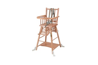 Chaises hautes et réhausseurs bébé COMBELLE Chaise haute bébé transformable en bois marcel - vernis naturel