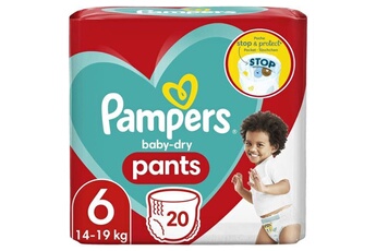 Couche bébé Pampers Pampers baby-dry pants taille 6 - 20 couches-culottes