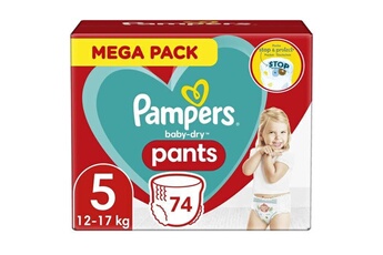 Couche bébé Pampers Pampers baby-dry pants taille 5 - 74 couches-culottes