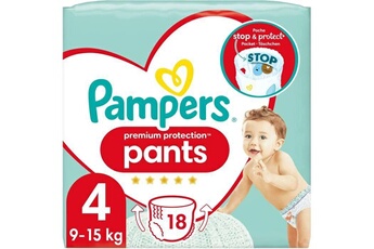 Couche bébé Pampers Pampers premium protection pants taille 4 - 18 couches-culottes