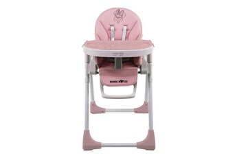 Chaises hautes et réhausseurs bébé Nania Nania - chaise haute carla de 6 a 36 mois - inclinable et réglable en hauteur - minnie stargazer