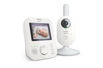 Babyphone Philips Avent Philips avent scd833/26 ecoute bébé vidéo connecté - mode smart eco - jusqu'a 10h d'autonomie
