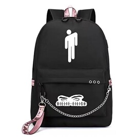billie eilish mini backpack Casual Daypack Student School Bookbag with USB Charging Port BAG for Boys Girls: Buy Online at Best Price in Egypt Mini Backpack Billie Eilish Rucksack