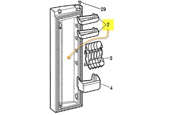 Ariston Balconnet réfrigérateur de porte pour refrigerateur ariston - c00266230