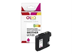 OWA - 10 ml - magenta - compatible - remanufacturé - cartouche d'encre (alternative pour : Brother LC123M) - pour Brother DCP-J100, DCP-J105,