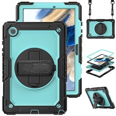 GENERIQUE - Coque de protection tablette - Samsung Galaxy Tab A8 10.5 (2021) - Béquille pivotante - Bandoulière