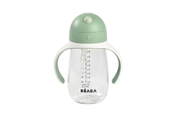 Biberon Beaba Beaba, biberon/tasse d'apprentissage /tasse paille 300 ml, vert sauge