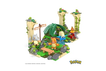 Figurine pour enfant Mattel Pokémon - jeu de construction mega construx jungle ruins